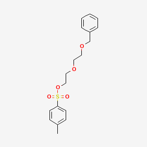 molecular formula C18H22O5S B1666788 2-(2-(Benzyloxy)ethoxy)ethyl 4-methylbenzenesulfonate CAS No. 98627-22-6