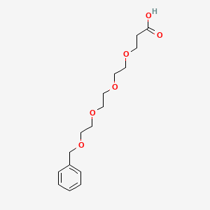 molecular formula C16H24O6 B1666789 Benzyl-PEG4-acid CAS No. 127457-64-1