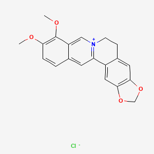 molecular formula C20H18ClNO4 B1666800 盐酸小檗碱 CAS No. 633-65-8