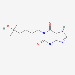 molecular formula C13H20N4O3 B1666809 白血宁 CAS No. 107767-55-5
