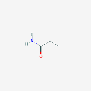 molecular formula CH3CH2CONH2<br>C3H7NO B166681 Propionamide CAS No. 79-05-0