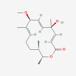 molecular formula C18H28O4 B1666812 Albocycline CAS No. 25129-91-3