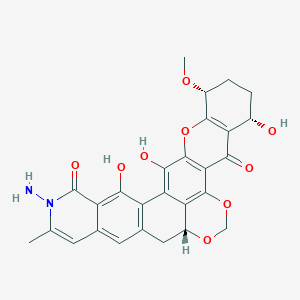molecular formula C27H24N2O9 B1666813 Albofungin CAS No. 37895-35-5