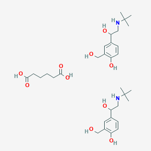 molecular formula C19H31NO7 B1666819 Albuterol adipate CAS No. 149234-08-2