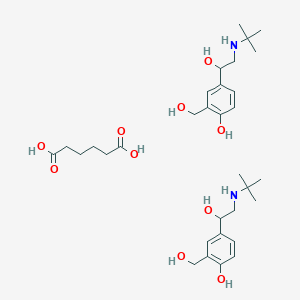 molecular formula C32H52N2O10 B1666819 Albuterol adipate CAS No. 149234-08-2
