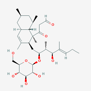 molecular formula C33H54O9 B1666832 Aldecalmycin CAS No. 139953-58-5
