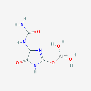 molecular formula C4H7AlN4O5 B1666836 Aldioxa CAS No. 5579-81-7