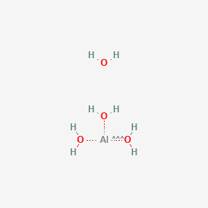 molecular formula AlH5O4 B1666844 Aluminum hydroxide hydrate CAS No. 1330-44-5