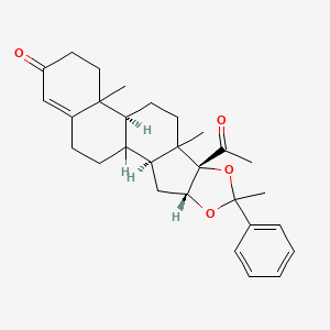 molecular formula C29H36O4 B1666845 Algestone Acetophenide CAS No. 24356-94-3
