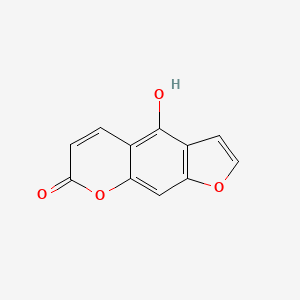 molecular formula C11H6O4 B1666848 Bergaptol CAS No. 486-60-2