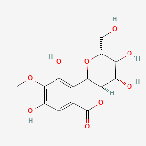 molecular formula C14H16O9 B1666849 Bergenin CAS No. 477-90-7