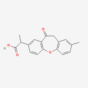 molecular formula C18H16O4 B1666851 Bermoprofen CAS No. 78499-27-1