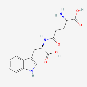 molecular formula C16H19N3O5 B1666856 gamma-Glutamyltryptophan CAS No. 66471-20-3