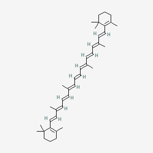 molecular formula C40H56 B1666861 β-胡萝卜素 CAS No. 7235-40-7