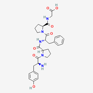 molecular formula C30H37N5O7 B1666863 beta-Casomorphin 5 CAS No. 72122-63-5