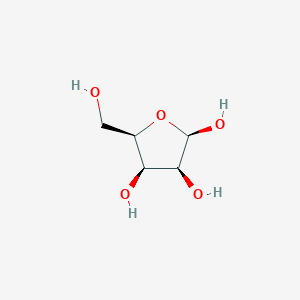 molecular formula C5H10O5 B1666867 beta-D-Lyxofuranose CAS No. 7687-39-0