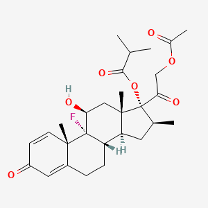 molecular formula C28H37FO7 B1666871 Betamethasone acibutate CAS No. 5534-05-4
