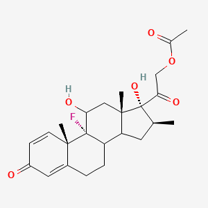 molecular formula C24H31FO6 B1666873 Betamethasone acetate CAS No. 987-24-6