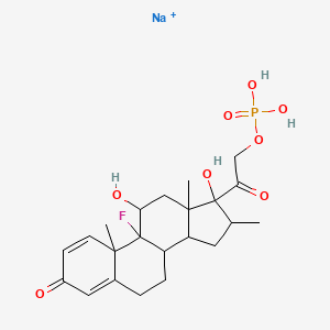 molecular formula C22H28FNa2O8P B1666876 Betamethasone sodium phosphate CAS No. 151-73-5