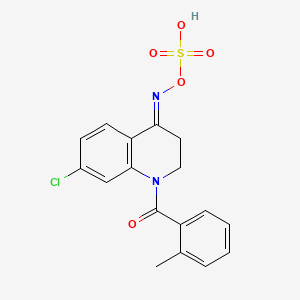 molecular formula C17H15ClN2O5S B1666880 Alilusem potassium CAS No. 114417-20-8