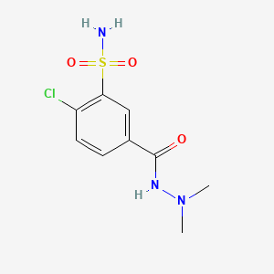 molecular formula C9H12ClN3O3S B1666882 阿利帕胺 CAS No. 3184-59-6