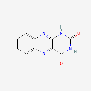 molecular formula C10H6N4O2 B1666890 Alloxazine CAS No. 490-59-5