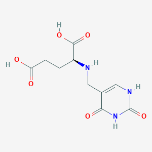 molecular formula C10H13N3O6 B1666898 alpha-Glutamylthymine CAS No. 76567-27-6