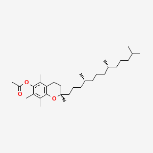 molecular formula C31H52O3 B1666905 alpha-Tocopherol acetate CAS No. 58-95-7