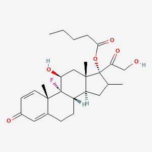molecular formula C27H37FO6 B1666906 Betamethasone Valerate CAS No. 2152-44-5