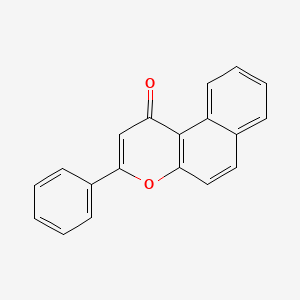 molecular formula C19H12O2 B1666907 β-萘黄酮 CAS No. 6051-87-2