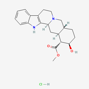 molecular formula C21H27ClN2O3 B1666916 beta-Yohimbin hydrochloride CAS No. 75444-63-2