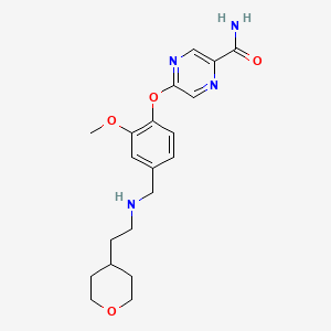 molecular formula C20H26N4O4 B1666927 Bevenopran CAS No. 676500-67-7