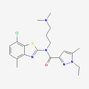 molecular formula C20H26ClN5OS B1666930 Bexin-1 CAS No. 1172933-44-6