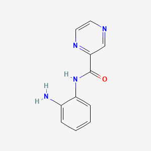 molecular formula C11H10N4O B1666942 BG45 CAS No. 926259-99-6