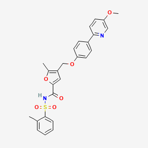 molecular formula C26H24N2O6S B1666943 BGC-20-1531 free base CAS No. 1186532-61-5