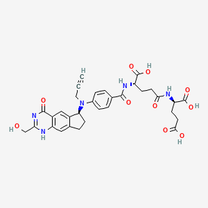 molecular formula C32H33N5O10 B1666945 Bgc 945 CAS No. 501332-69-0