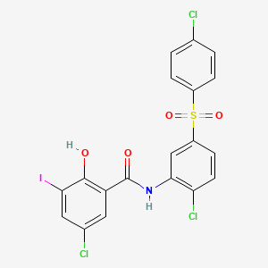 molecular formula C19H11Cl3INO4S B1666947 BH3I-2' CAS No. 315195-18-7