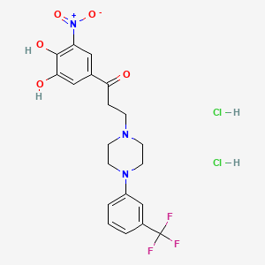 molecular formula C20H22Cl2F3N3O5 B1666962 Bia-3-335 CAS No. 359783-06-5