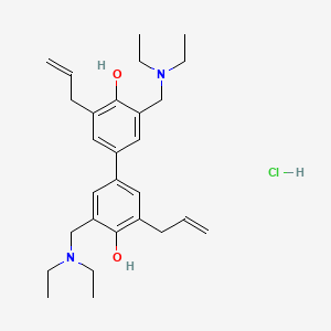 molecular formula C28H42Cl2N2O2 B1666963 Bialamicol hydrochloride CAS No. 3624-96-2