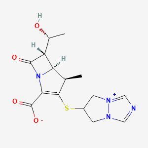 molecular formula C15H18N4O4S B1666964 Biapenem CAS No. 120410-24-4