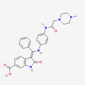 molecular formula C30H31N5O4 B1666967 BIBF 1202 CAS No. 894783-71-2