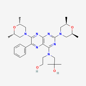 molecular formula C30H43N7O4 B1666975 Bibw 22 CAS No. 137694-16-7
