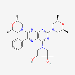 molecular formula C30H43N7O4 B1666975 Bibw22 BS CAS No. 137694-16-7