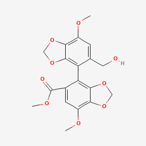 molecular formula C19H18O9 B1666982 Bicyclol CAS No. 118159-48-1