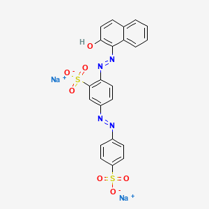 molecular formula C22H14N4Na2O7S2 B1666986 Biebrich scarlet CAS No. 4196-99-0