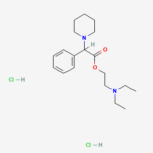 molecular formula C19H31ClN2O2 B1666988 Bietamiverine dihydrochloride CAS No. 2691-46-5