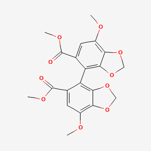 molecular formula C20H18O10 B1666993 Bifendate CAS No. 73536-69-3