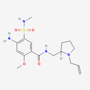 molecular formula C17H26N4O4S B1666997 Alpiropride CAS No. 81982-32-3