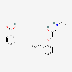 molecular formula C22H29NO4 B1666998 Alprenolol benzoate CAS No. 67824-72-0