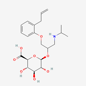 molecular formula C21H31NO8 B1666999 Alprenolol glucuronide CAS No. 54587-50-7